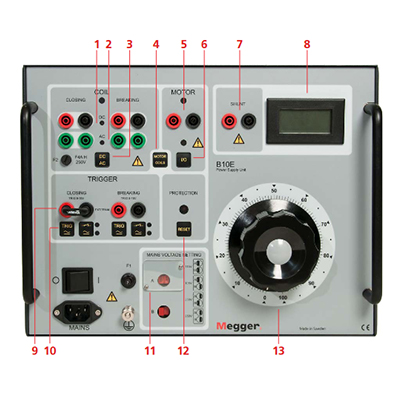 美國 MEGGER B10E線(xiàn)圈跳閘測試儀